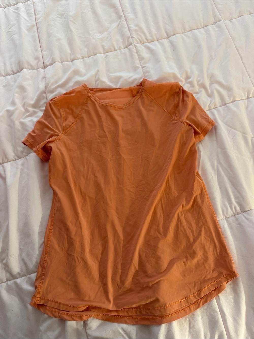 lululemon athletica Short Sleeve Active Tee in Orange